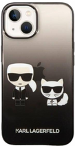 Панель CG Mobile Karl Lagerfeld Gradient Ikonik Karl&Choupette для Apple iPhone 14 Plus Black (3666339086411) - зображення 2