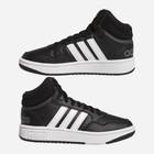 Черевики високі Adidas Hoops Mid 3.0 K GW0402 36 (UK 4) Чорні (4065418336314) - зображення 14