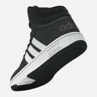 Jesienne trzewiki chłopięce Adidas Hoops Mid 3.0 K GW0402 38.5 (UK 6) Czarne (4065418336161) - obraz 10