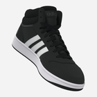 Чоловічі черевики високі Adidas Hoops 3.0 Mid GW3020 42.5 (UK 8.5) Чорні (4065418428521) - зображення 7