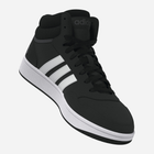 Trzewiki męskie wysokie sznurowane Adidas Hoops 3.0 Mid GW3020 42.5 (UK 8.5) Czarne (4065418428521) - obraz 7