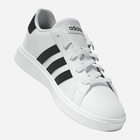 Підліткові кеди для хлопчика Adidas Grand Court 2.0 K GW6511 36 (UK 4) Білі (4065427859378) - зображення 9