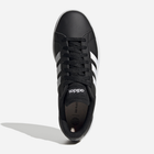 Tenisówki męskie z eko skóry do kostki Adidas Grand Court Base 2.0 GW9251 43.5 (UK 9) Czarne (4065426721188) - obraz 14