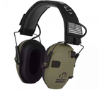 Активні складні навушники на шолом Walkers Razor + кріплення OPS Core Чебурашки Оливковий Kali з живленням 2 х ААА захист слуху від динамічних звуків - зображення 4