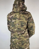Военная мужская куртка Accord Soft-shell на флисе Мультикам XXL (Kali) - изображение 2