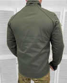 Армейская куртка Combat ткань soft-shell на флисе Оливковый XXL (Kali) - изображение 2