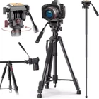 Штатив KINGJOY VT-890H6, вертикальна тринога 360° для камери, фототапарата 183 см, чорний