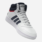 Trzewiki męskie wysokie sznurowane Adidas Hoops 3.0 Mid GY5543 41.5 Białe (4064053694155) - obraz 8