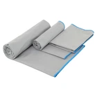 Комплект рушників спортивних BEACH TOWEL T-PPT (3шт) (мікрофібра, р-р 38x38см(S), 38x76см(M), 78x130см(L), світло-сірий)