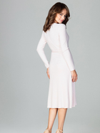 Sukienka trapezowa damska Lenitif K465 XL Różowa (5902194351003) - obraz 2