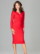 Сукня жіноча Lenitif K477 S Червона (5902194352086) - зображення 1