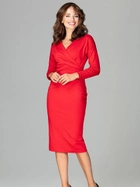 Sukienka damska Lenitif K477 M Czerwona (5902194352093) - obraz 3