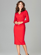 Сукня жіноча Lenitif K477 L Червона (5902194352109) - зображення 3