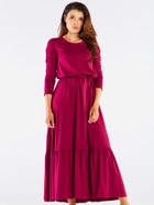 Сукня жіноча Awama A455 L/XL Бордова (5902360559998) - зображення 1