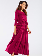 Сукня жіноча Awama A455 L/XL Бордова (5902360559998) - зображення 3
