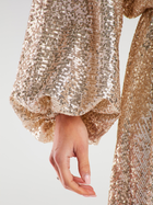 Сукня жіноча Awama A485 One Size Золотиста (5902360565302) - зображення 12
