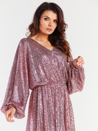 Сукня жіноча Awama A485 One Size Рожева (5902360565326) - зображення 5