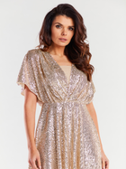 Сукня жіноча Awama A488 S Золотиста (5902360565616) - зображення 5
