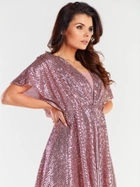 Сукня жіноча Awama A488 XL Рожева (5902360565685) - зображення 5