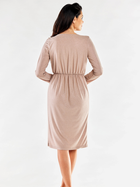 Сукня жіноча Awama A548 S Бежева (5902360573994) - зображення 2