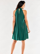 Sukienka trapezowa damska Awama A556 L/XL Zielona (5902360575387) - obraz 2