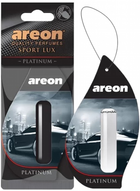 Zawieszka zapachowa do samochodu Areon Sport Lux Liquid Platinum (3800034963633) - obraz 1