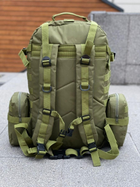 Рюкзак для активного використання з підсумками Eagle B08 55 літрів Green Olive (8144) - зображення 5
