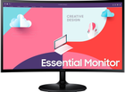 Monitor 27" Samsung Curved S36C (LS27C364EAUXEN) - obraz 1