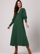 Sukienka trapezowa damska BeWear B267 XL Zielona (5905563717998) - obraz 1