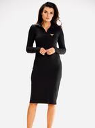Сукня жіноча Awama A605 XL Чорна (5902360583320) - зображення 1