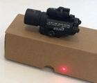 Светодиодный фонарь X400 с красным лазером 500лм (Черный) - изображение 10