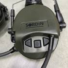 Тактичні активні навушники Sordin Supreme MIL CC з ARC Rail, колір – Олива (72332-06-S) - зображення 11