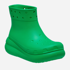 Жіночі гумові чоботи низькі Crocs Classic Crush Rain Boot CR207946-GRGR 38-39 (M6/W8) 24 см Зелені (196265157211) - зображення 2