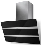 Витяжка Faber похила, 80см, 1219м3ч, Steelmax Ev8 Led Bk a80, чорний+нерж 330.0538.526