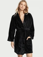 Халат Victoria's Secret Short Cozy Robe M/L чорний