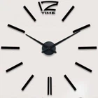 Настінні 3D годинники Чорний DIY Clock (SH778022)