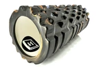 Массажный ролик EasyFit Grid Roller 33 см v.1.1 Multi Черный (EF-2021-BK)