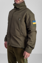 Куртка Eva Military тактична софтшел, колір хакі XL (50-52)