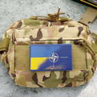 Патч / шеврон флаг НАТО - Украина - изображение 2