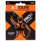Кінезіо тейп (Kinesio tape) KTTP PRO X STRIP 15шт чорний - зображення 1
