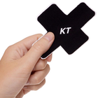 Кінезіо тейп (Kinesio tape) KTTP PRO X STRIP 15шт чорний - зображення 7