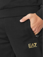 Dres męski EA7 Train Core Id M T-Suit Hoodie Rn Ch Coft XL Black (8056861842213) - obraz 5
