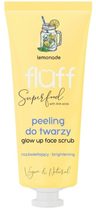 Peeling do twarzy Fluff Glow Up Face Scrub Lemoniada rozświetlający 75 ml (5902539711554) - obraz 1