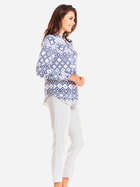 Bluzka damska ze stójką Awama A239 XL Niebieska (5902360524972) - obraz 2