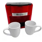 Капельная кофеварка Domotec MS-0705 + 2 чашки Красная (SH774267)