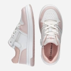 Buty sportowe dziecięce dla dziewczynki Calvin Klein Jeans Low Cut Lace-Up Sneaker V3A9-80797-1355X054 32 Różowy/Biały (8052578518427) - obraz 4