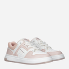 Підліткові кросівки для дівчинки Calvin Klein Jeans Low Cut Lace-Up Sneaker V3A9-80797-1355X054 37 Рожевий/Білий (8052578518472) - зображення 2