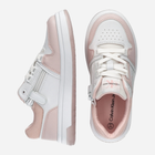Buty sportowe dziecięce dla dziewczynki Calvin Klein Jeans Low Cut Lace-Up Sneaker V3A9-80797-1355X054 36 Różowy/Biały (8052578518465) - obraz 4