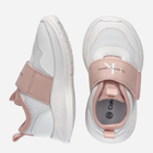 Buty sportowe dziecięce dla dziewczynki na rzepy Calvin Klein Jeans Low Cut Sneaker V1A9-80801-1697X134 29 Biały/Różowy (8052578509890) - obraz 4