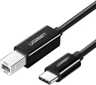 Кабель Ugreen US241 USB-C 2.0 to USB-B 2.0 Print Cable 2 м Black (UGR-50446)